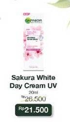 Promo Harga GARNIER Sakura White Cream Day 20 ml - Indomaret