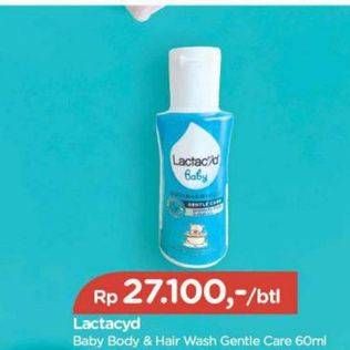 Promo Harga Lactacyd Baby Liquid Soap 60 ml - TIP TOP
