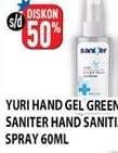 Promo Harga SANITER Hand Sanitizer Spray 60 ml - Hypermart