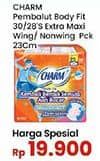 Promo Harga Charm Body Fit Extra Maxi NonWing, Wing 28 pcs - Indomaret