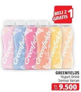 Promo Harga GREENFIELDS Yogurt Drink All Variants 150 ml - Lotte Grosir