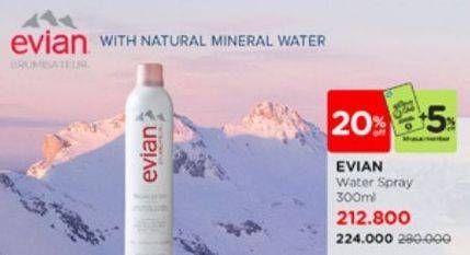 Promo Harga Evian Facial Spray 300 ml - Watsons