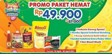 Promo Harga Promo Paket Hemat INDOMIE INDOFOOD BIMOLI  - Alfamart