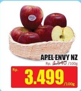 Promo Harga Apel Envy NZ per 100 gr - Hari Hari