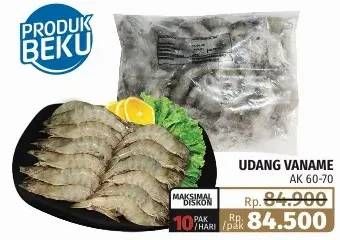 Promo Harga Udang Vanamae AK60-70  - Lotte Grosir