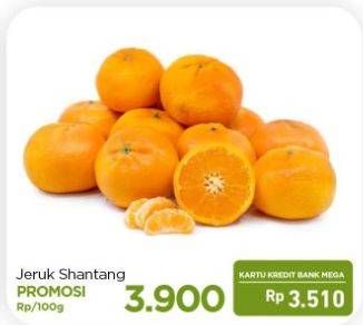 Promo Harga Jeruk Shantang per 100 gr - Carrefour