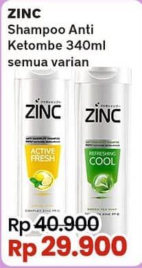 Promo Harga Zinc Shampoo All Variants 340 ml - Indomaret