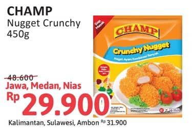 Promo Harga Champ Nugget Crunchy Nugget 450 gr - Alfamidi