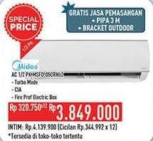 Promo Harga MIDEA MSF-05CRN1 - AC 1/2PK  - Hypermart