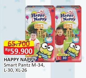 Promo Harga HAPPY NAPPY Smart Pantz Diaper XL26, L30, M34 26 pcs - Alfamart