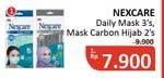 Promo Harga 3M NEXCARE Masker Carbon, Daily 3 pcs - Alfamidi