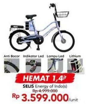 Promo Harga SELIS Sepeda Listrik Energy Of Indonesia  - Carrefour