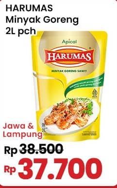 Promo Harga Harumas Minyak Goreng 2000 ml - Indomaret