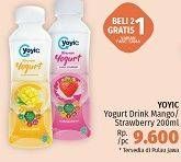 Promo Harga YOYIC Yogurt Drink Strawberry, Mango 200 ml - LotteMart