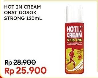 Promo Harga Hot In Cream Strong 120 ml - Indomaret