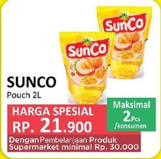 Promo Harga SUNCO Minyak Goreng 2 ltr - Indomaret