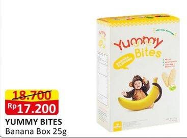 Promo Harga Yummy Bites Banana 25 gr - Alfamart