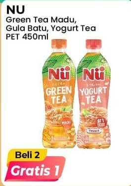 Promo Harga Nu Green Tea/Nu Yogurt  - Alfamart