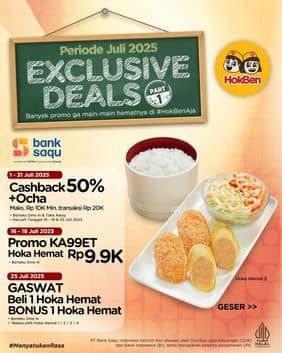 Promo Harga Exclusive Deals  - HokBen