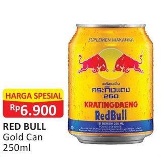 Promo Harga KRATINGDAENG Energy Drink Gold 250 ml - Alfamart