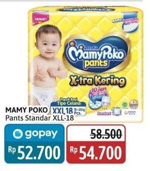 Promo Harga Mamy Poko Pants Xtra Kering XXL18 18 pcs - Alfamidi