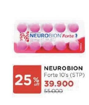 Promo Harga Neurobion Forte 10 pcs - Watsons