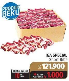 Promo Harga Iga Sapi Short Ribs  - Lotte Grosir