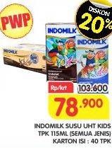 Promo Harga INDOMILK Susu UHT Kids All Variants 40 pcs - Superindo