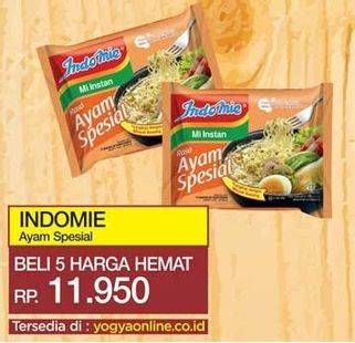 Promo Harga INDOMIE Mi Kuah Ayam Spesial per 5 pcs - Yogya