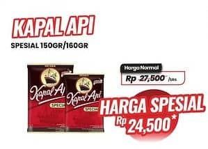 Promo Harga Kapal Api Kopi Bubuk Special 165 gr - Carrefour