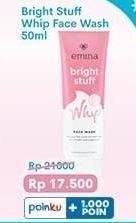 Promo Harga EMINA Bright Stuff Face Wash Whip 50 ml - Indomaret