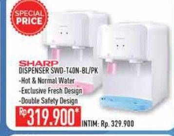 Promo Harga SHARP SWD-T40N | Water Dispenser BL, PK  - Hypermart