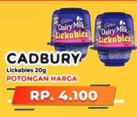 Promo Harga Cadbury Lickables 20 gr - Yogya