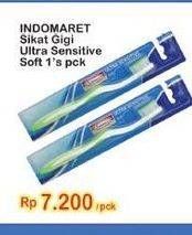 Promo Harga INDOMARET Sikat Gigi Ultra Sensitive Soft  - Indomaret