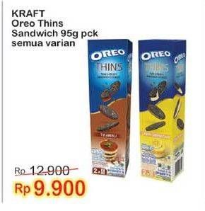 Promo Harga OREO Thins All Variants 95 gr - Indomaret