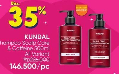 Promo Harga Kundal Scalp Care And Caffeine Shampoo 500 ml - Guardian