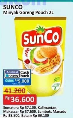 Promo Harga Sunco Minyak Goreng 2000 ml - Alfamart