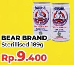 Promo Harga Bear Brand Susu Steril 189 ml - Yogya