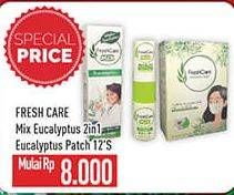 Promo Harga FRESH CARE Minyak Angin Aromatherapy/FRESH CARE Eucalyptus Patch   - Hypermart