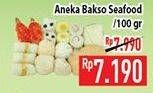 Promo Harga Aneka Bakso Seafood per 100 gr - Hypermart