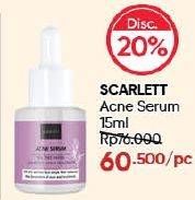 Promo Harga Scarlett Whitening Acne Serum 15 ml - Guardian
