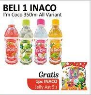 Promo Harga INACO Im Coco Drink All Variants 350 ml - Alfamidi