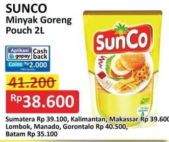 Promo Harga Sunco Minyak Goreng 2000 ml - Alfamart