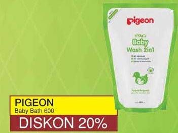 Promo Harga PIGEON Baby Wash 2 in 1 600 ml - Yogya