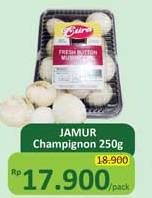 Promo Harga Jamur Champignon (Jamur Kancing) 250 gr - Alfamidi