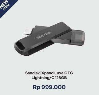 Promo Harga Sandisk iXpand Luxe OTG Lightning C 128 GB  - iBox