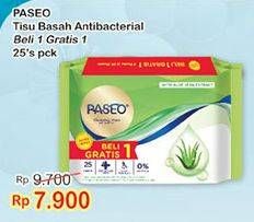 Promo Harga PASEO Cleansing Wipes 25 pcs - Indomaret