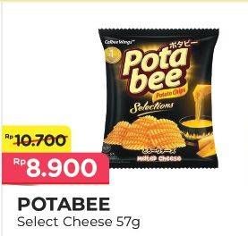 Promo Harga POTABEE Snack Potato Chips Melted Cheese 57 gr - Alfamart