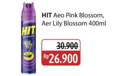 Promo Harga HIT Aerosol Pink Blossom, Lilly Blossom 450 ml - Alfamidi