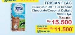 Promo Harga FRISIAN FLAG Susu UHT Purefarm Full Cream, Coconut Delight, Swiss Chocolate 900 ml - Indomaret